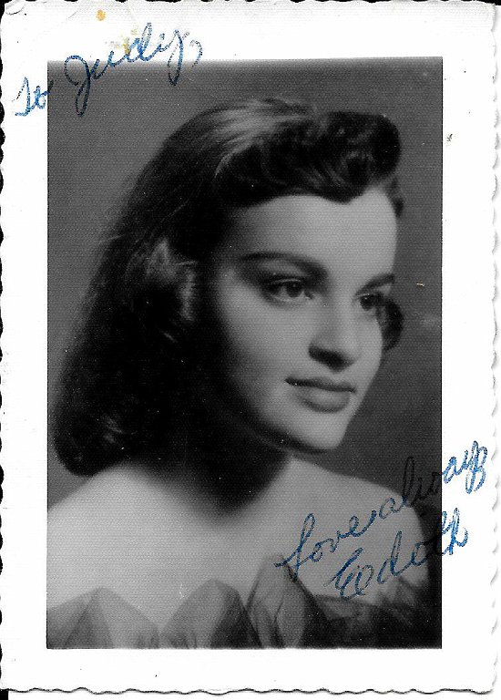 84 Have a god time Judy, love Edith